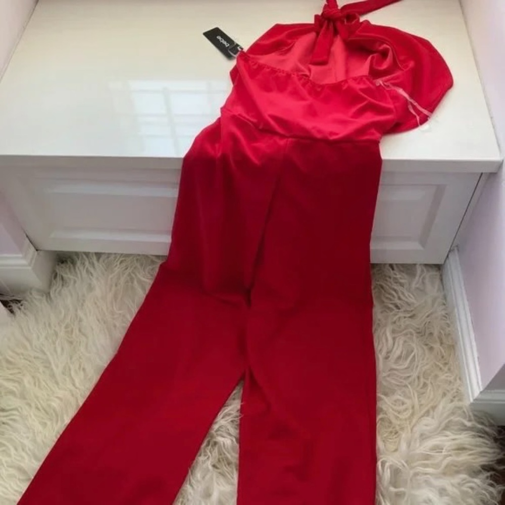 bebe Halter Neck Jumpsuit - Picture 12 of 14